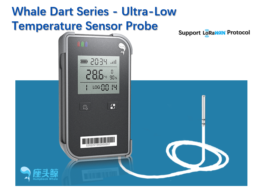 Ultra-low Temperature Probe, Visual Ultra-low Temperature Data Acquisition Whale Guard Series Sensors