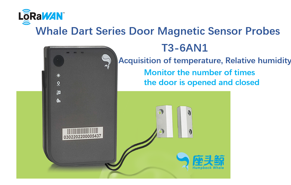 Whale Guard Series Intelligent Door Magnet Plus Temperature And Humidity Three-in-one Data Collection Device, Remote Monitoring Whale Cloud Platform