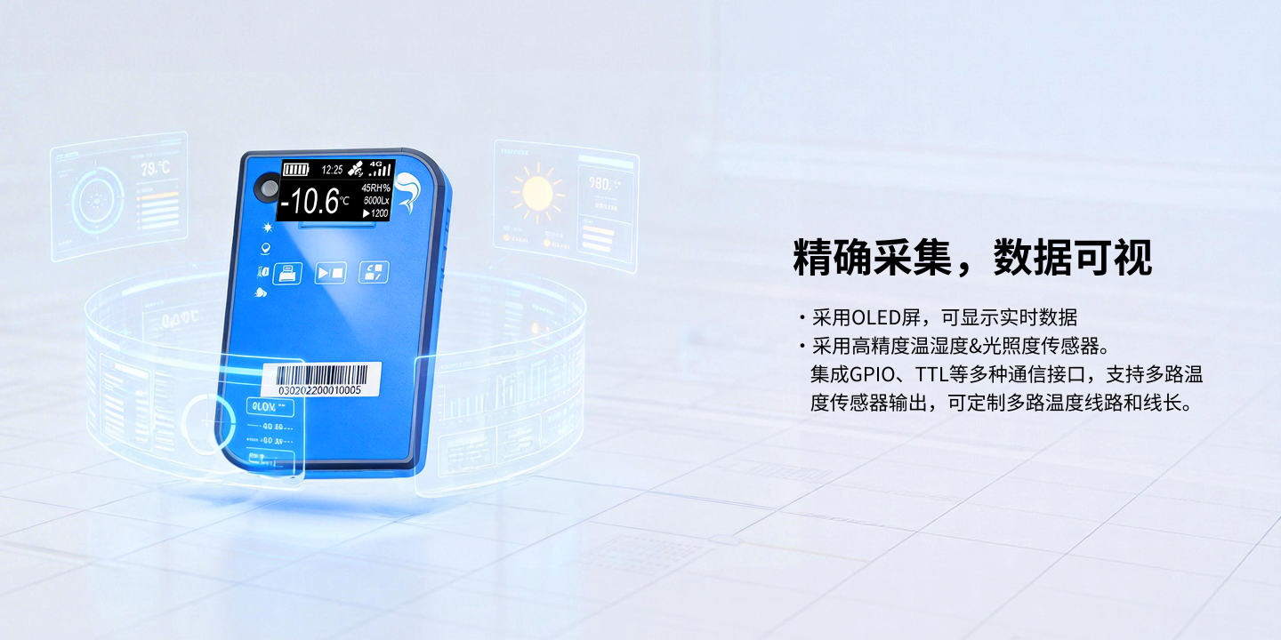 便携冷链车载国际版记录仪P3A-1IY2