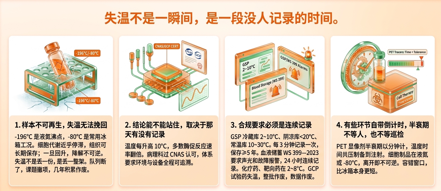 温度既是物理量，也是数据链